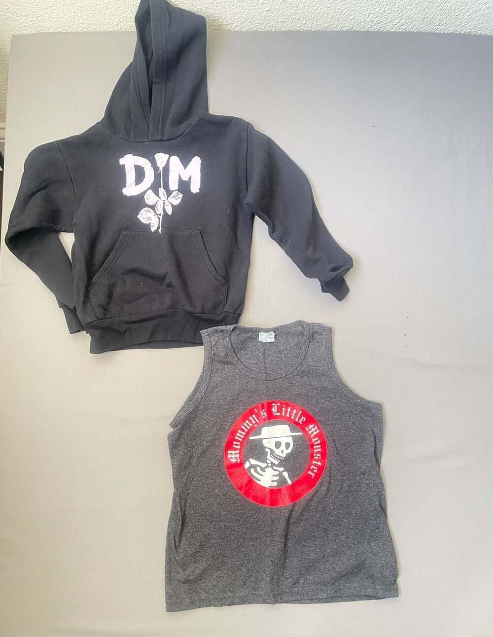 Kids Social Distortion Tank Top and Depeche Mode  Hoodie Bundle
